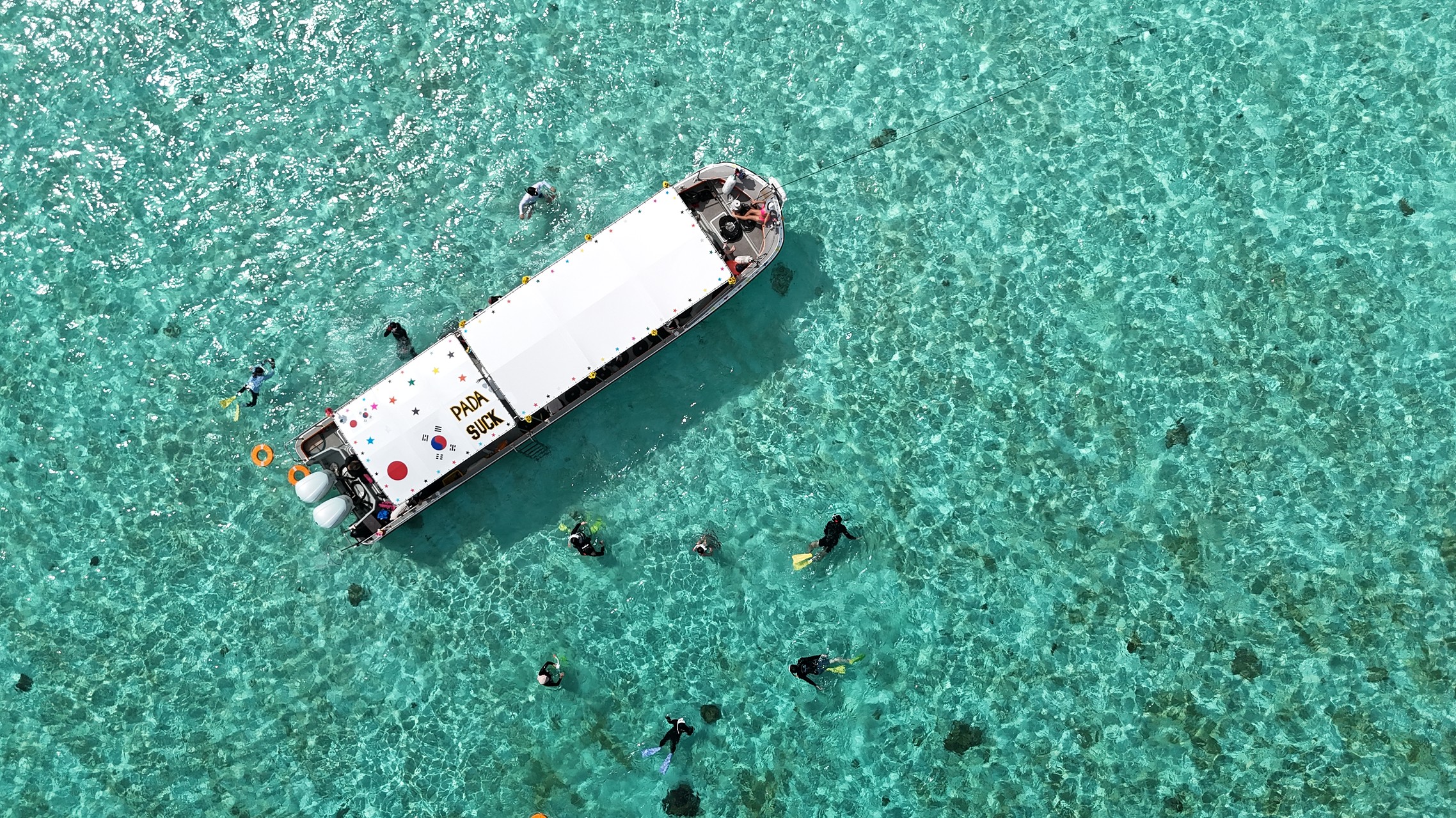 스노쿨링 드론 배