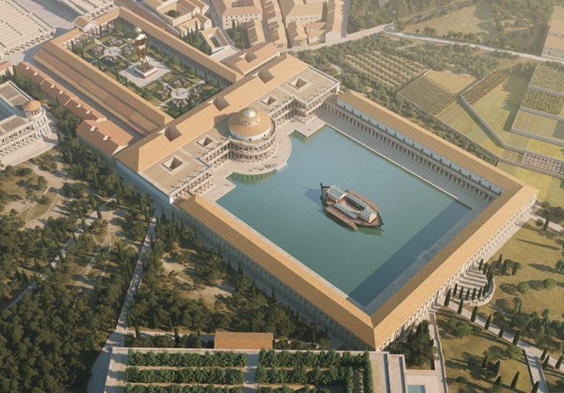 로마 네로 황제의 황금 궁전 도무스 아우레아