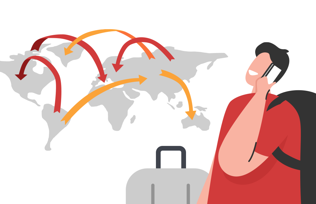 핸드폰 로밍 세계여행